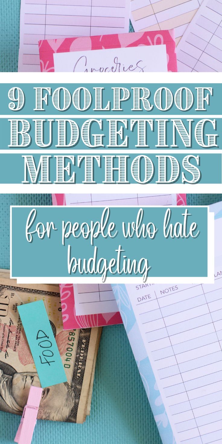 9 Super Easy Budgeting Methods